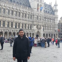 Mahesh is in Brussel
